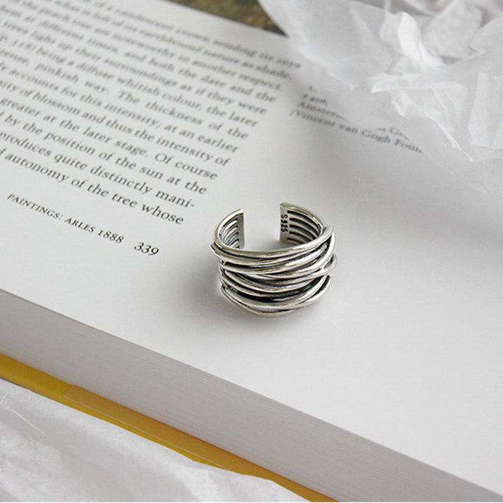 Adjustable Layered Wrap Ring