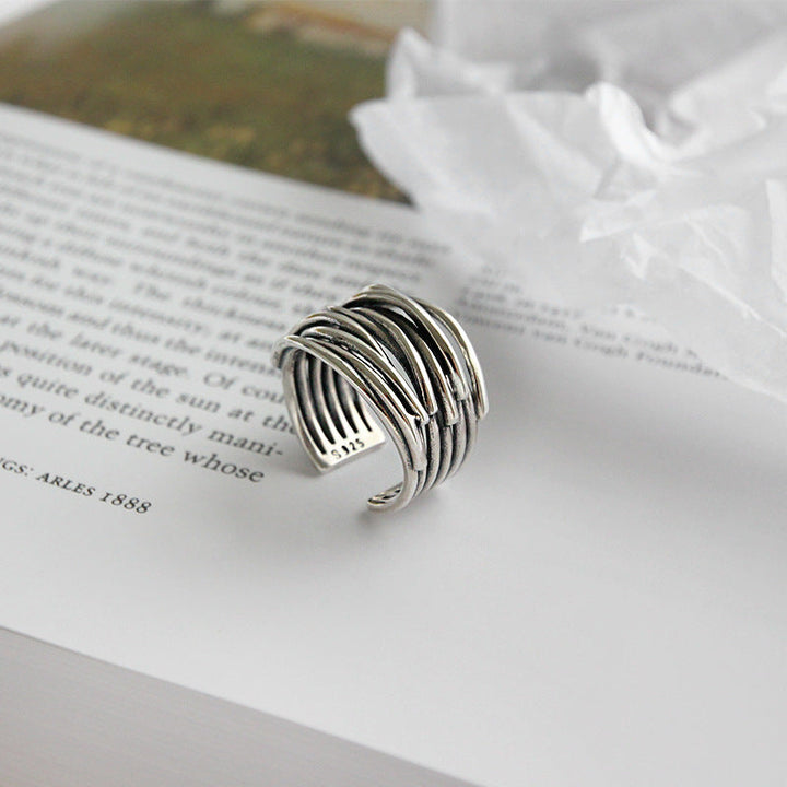 Adjustable Layered Wrap Ring