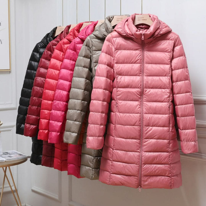 Astrid | Lightweight Hooded Puffer Coat
