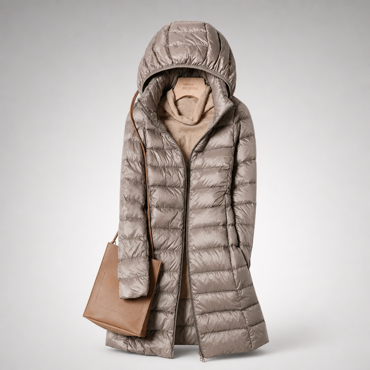 Astrid | Lightweight Hooded Puffer Coat