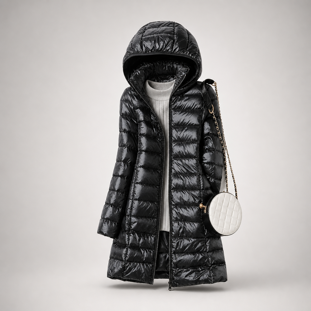 Astrid | Lightweight Hooded Puffer Coat