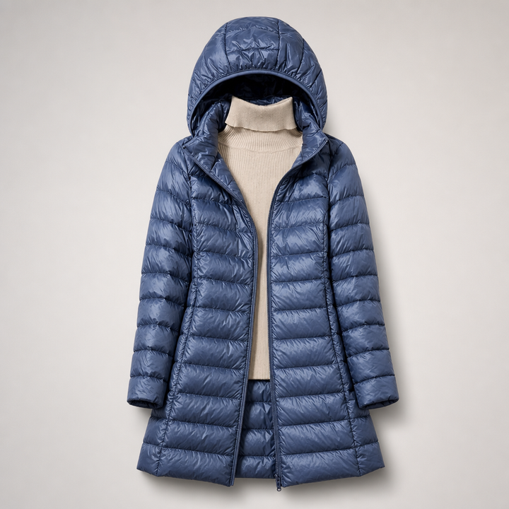 Astrid | Lightweight Hooded Puffer Coat