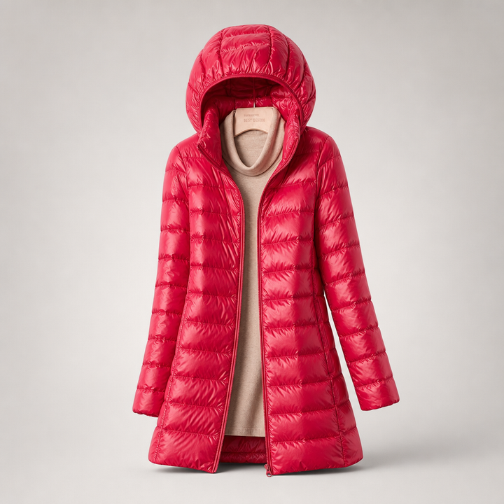 Astrid | Lightweight Hooded Puffer Coat