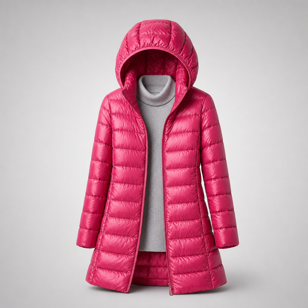 Astrid | Lightweight Hooded Puffer Coat
