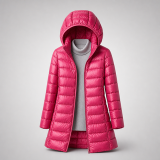 Astrid | Lightweight Hooded Puffer Coat