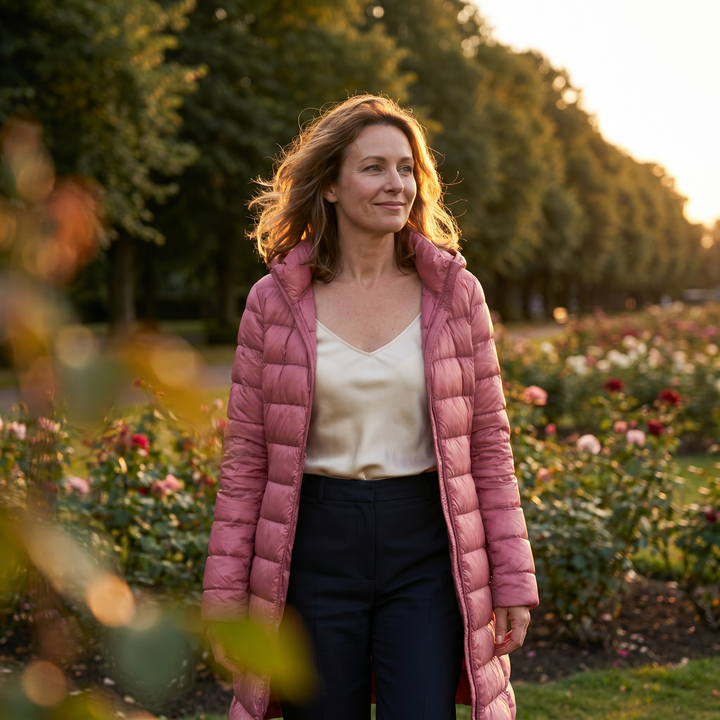 Astrid | Lightweight Hooded Puffer Coat