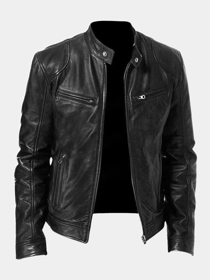 Bastien | Leather-Look Moto Jacket