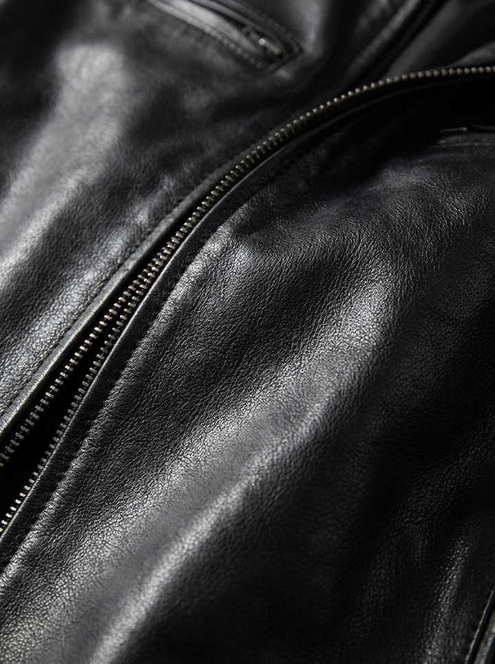 Bastien | Leather-Look Moto Jacket