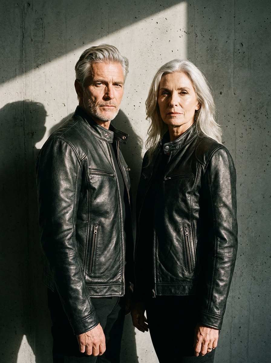Bastien | Leather-Look Moto Jacket
