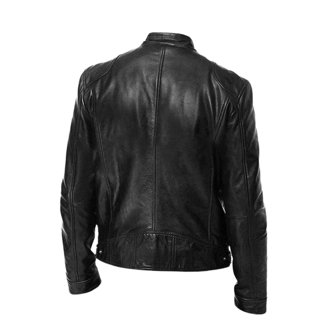 Bastien | Leather-Look Moto Jacket