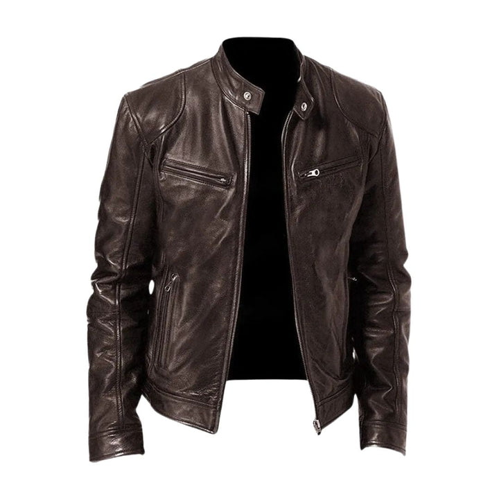 Bastien | Leather-Look Moto Jacket