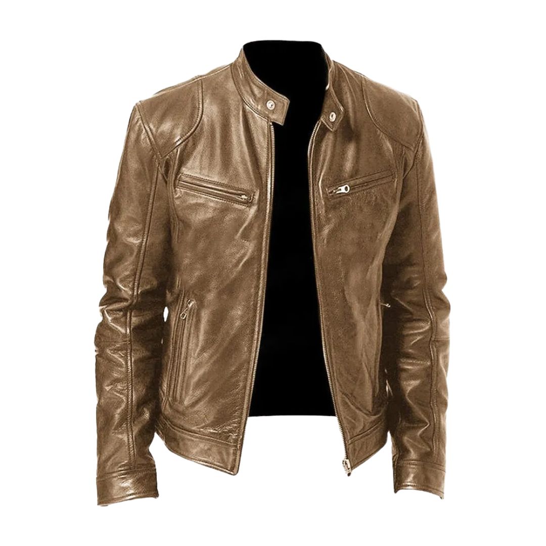 Bastien | Leather-Look Moto Jacket
