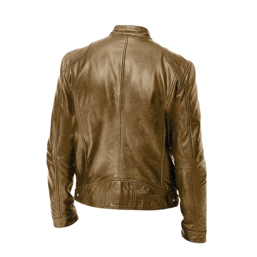 Bastien | Leather-Look Moto Jacket