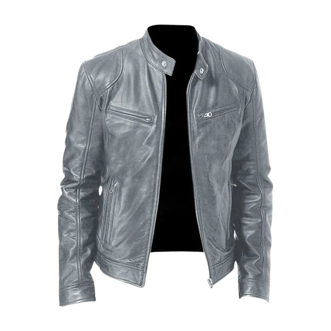 Bastien | Leather-Look Moto Jacket
