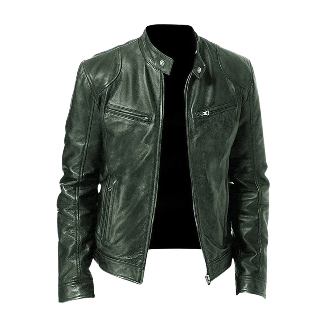 Bastien | Leather-Look Moto Jacket