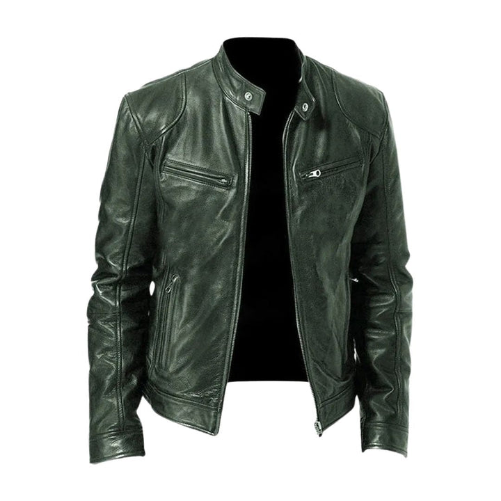 Bastien | Leather-Look Moto Jacket