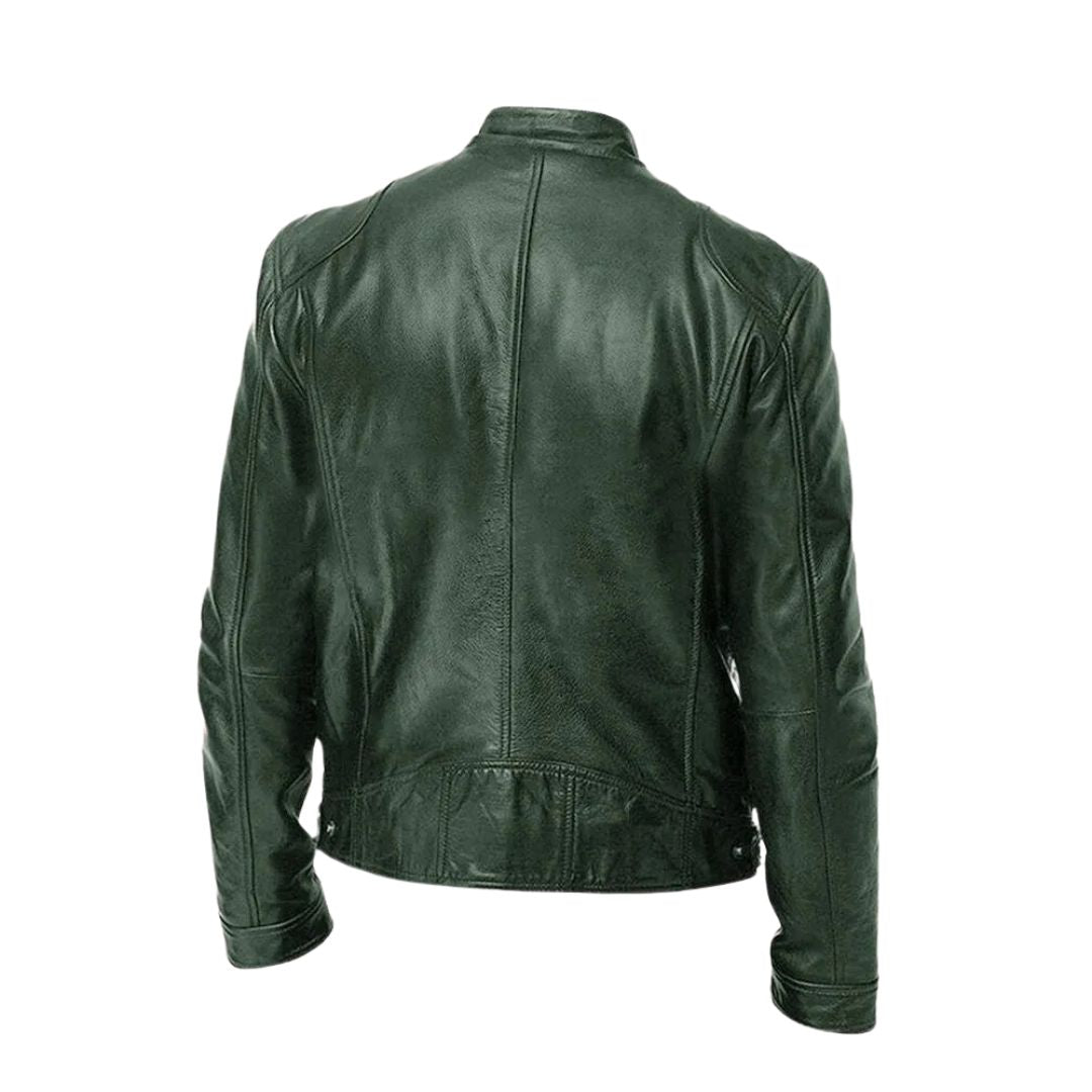 Bastien | Leather-Look Moto Jacket