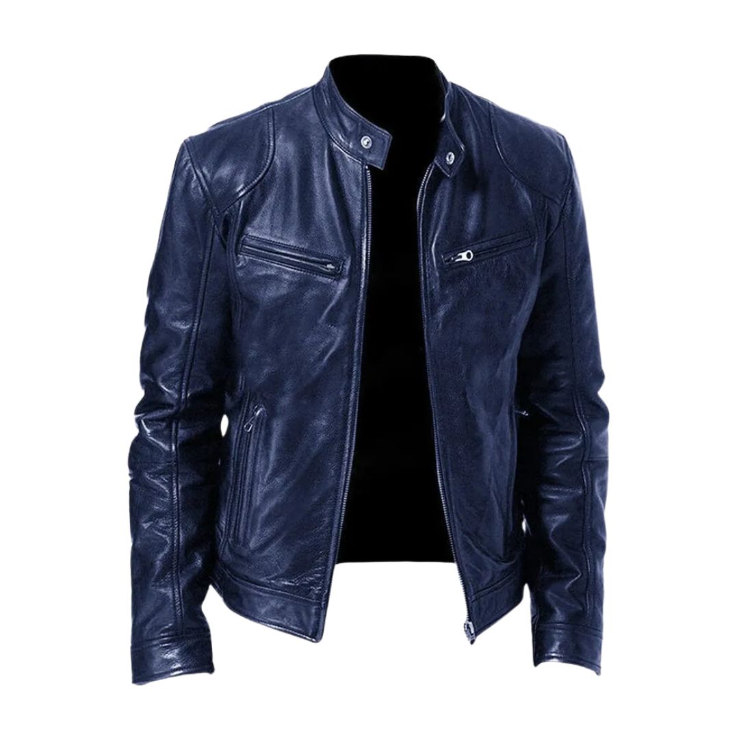 Bastien | Leather-Look Moto Jacket