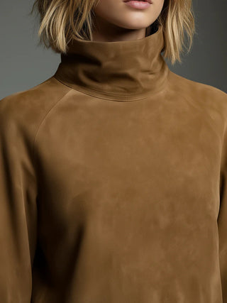 Bibiane | Oversized Suede-Look Mini Dress
