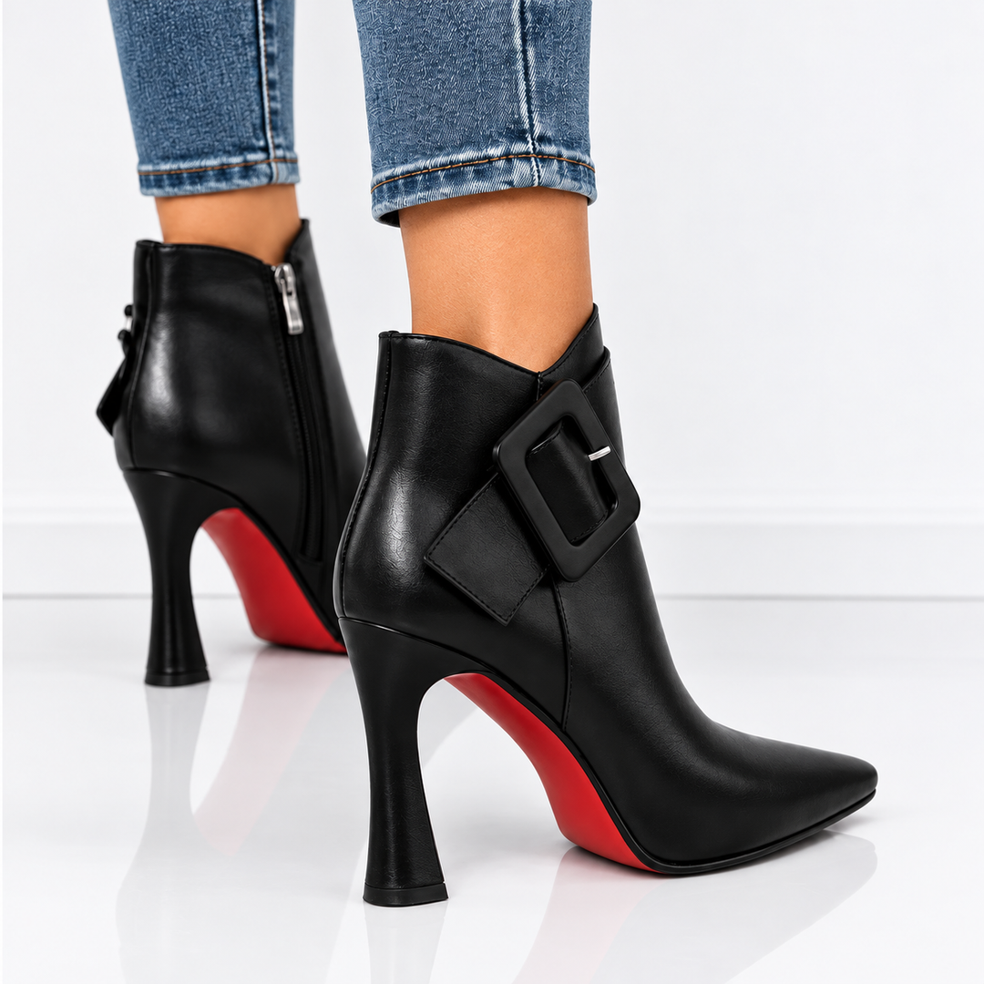 Blair | Buckle Pointed Ankle Boots