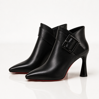 Blair | Buckle Pointed Ankle Boots