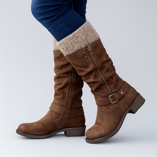 Bonnie | Buckle Slouch Boots