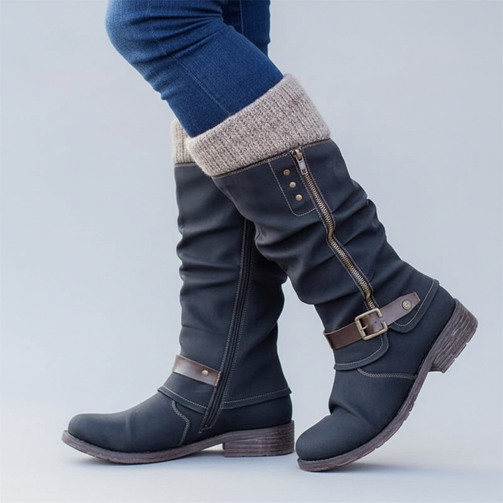 Bonnie | Buckle Slouch Boots
