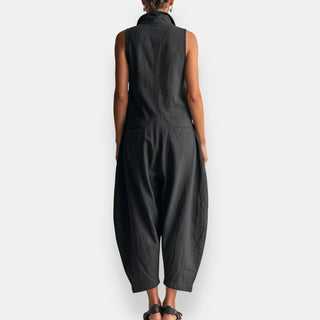 Carmela | Sleeveless Wide-Leg Jumpsuit