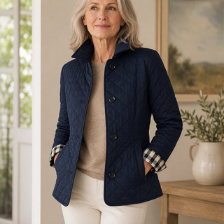 Chloé | Quilted Stand-Collar Jacket
