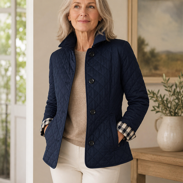 Chloé | Quilted Stand-Collar Jacket