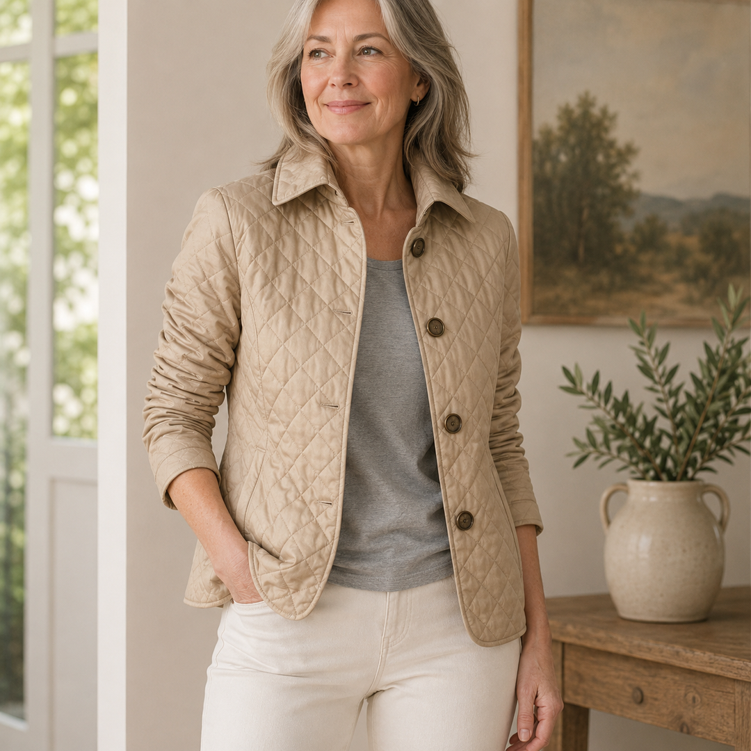 Chloé | Quilted Stand-Collar Jacket