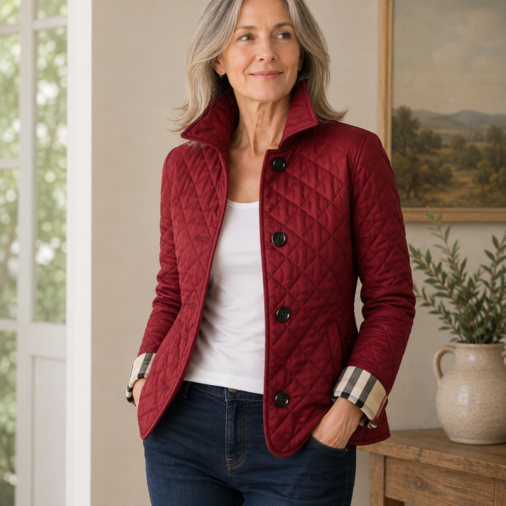 Chloé | Quilted Stand-Collar Jacket