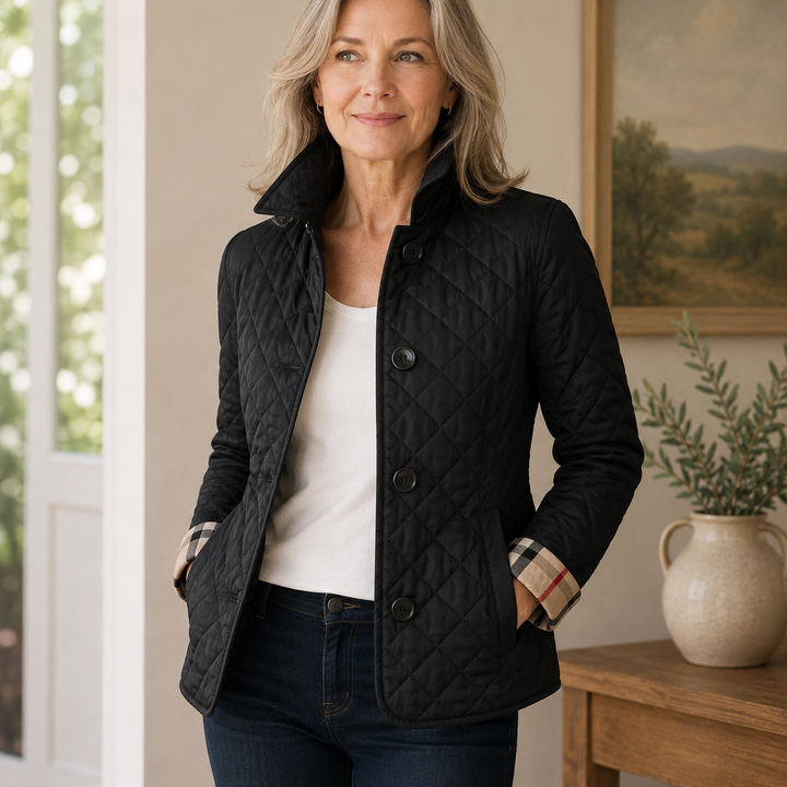 Chloé | Quilted Stand-Collar Jacket