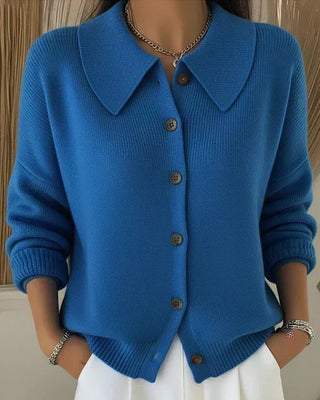 Clarissa | Button-Collar Cardigan