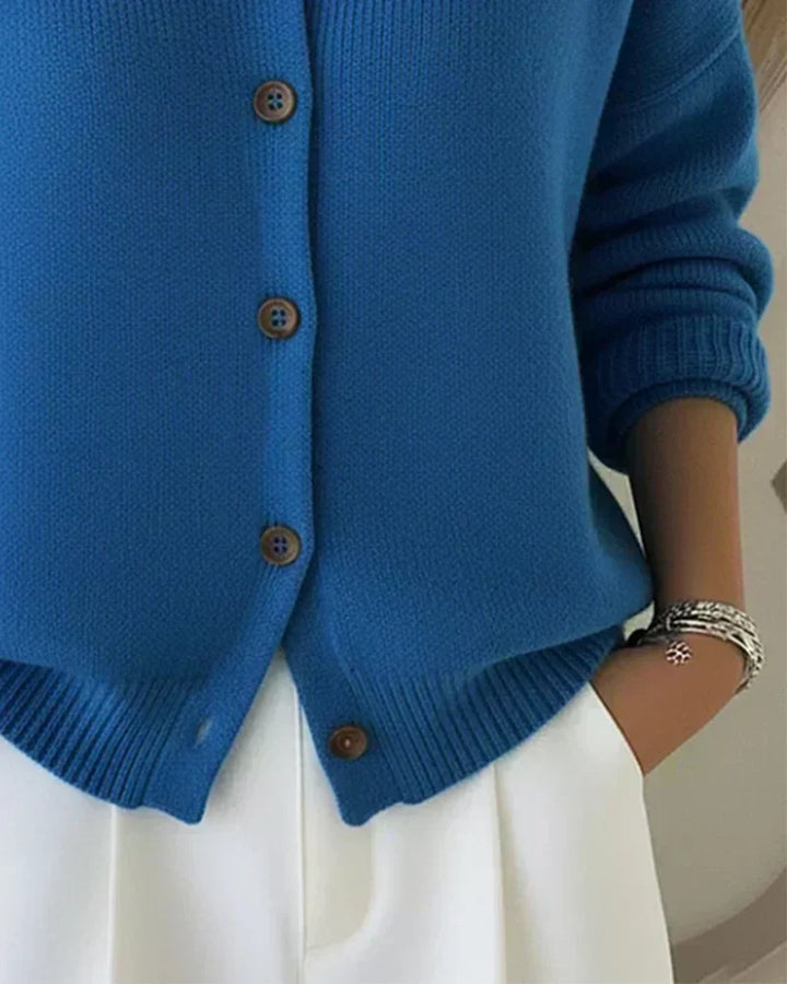 Clarissa | Button-Collar Cardigan