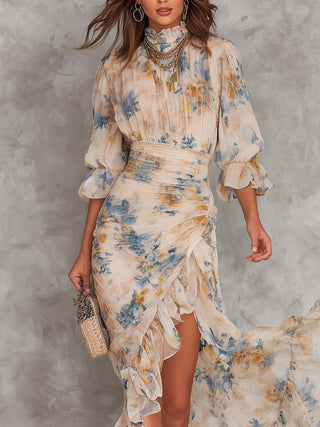 Cora | Painted Floral Maxi Dress