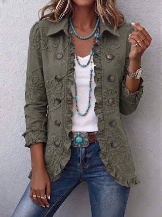Coraleen | Embroidered Utility Jacket