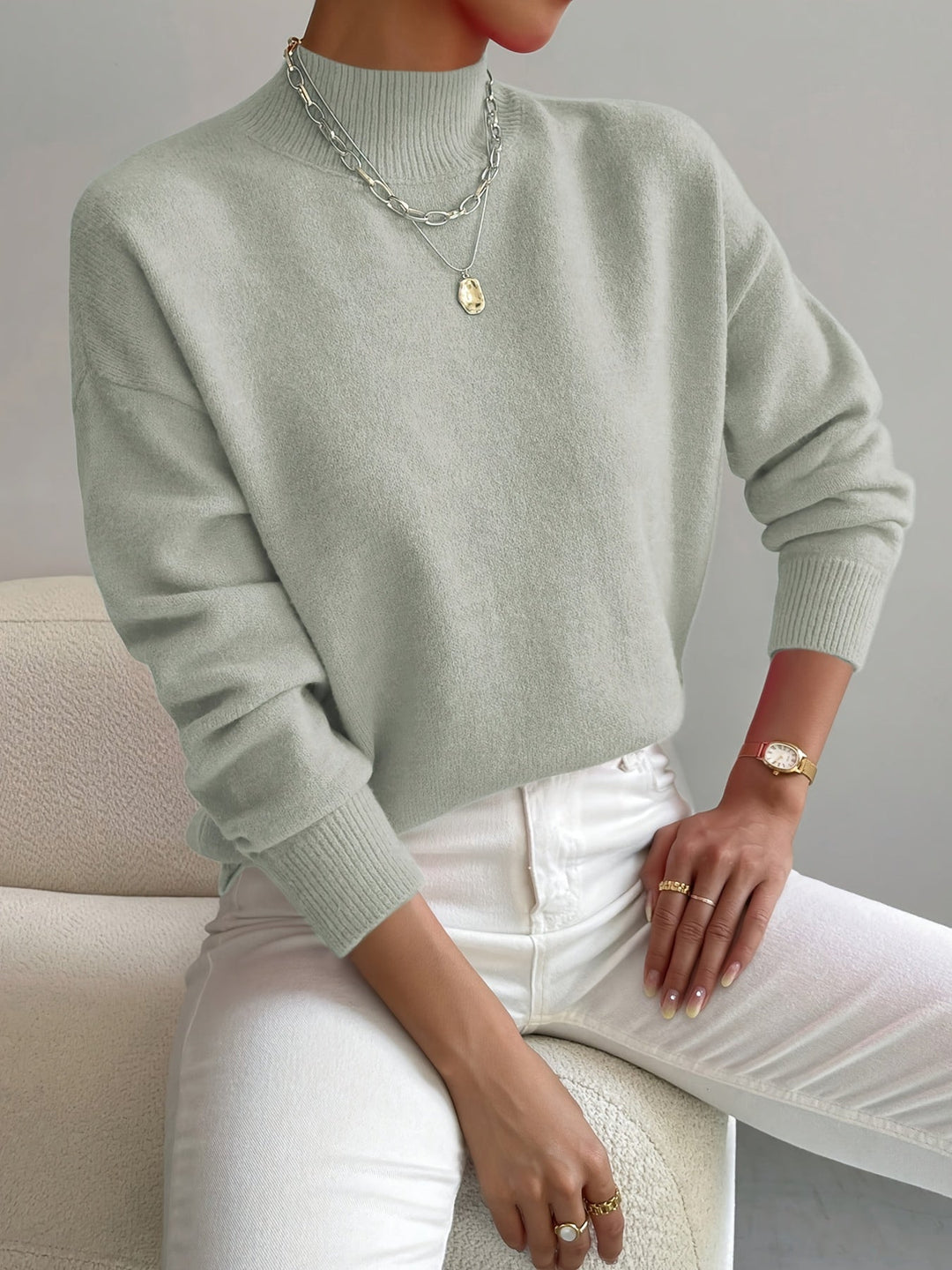 Cosima | Soft Roll-Neck Sweater