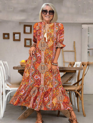 Sylvie | Bohemian Tiered Maxi Dress