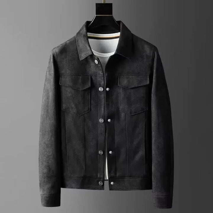 Dante | Leather-Look Trucker Jacket