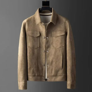 Dante | Leather-Look Trucker Jacket