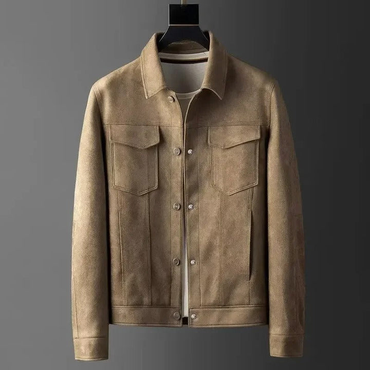 Dante | Leather-Look Trucker Jacket
