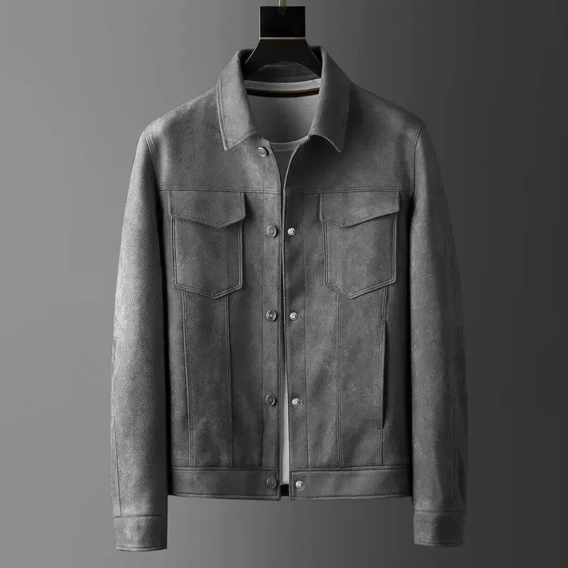 Dante | Leather-Look Trucker Jacket