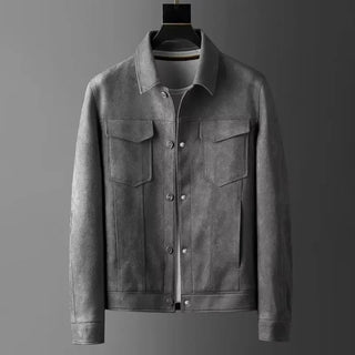 Dante | Leather-Look Trucker Jacket