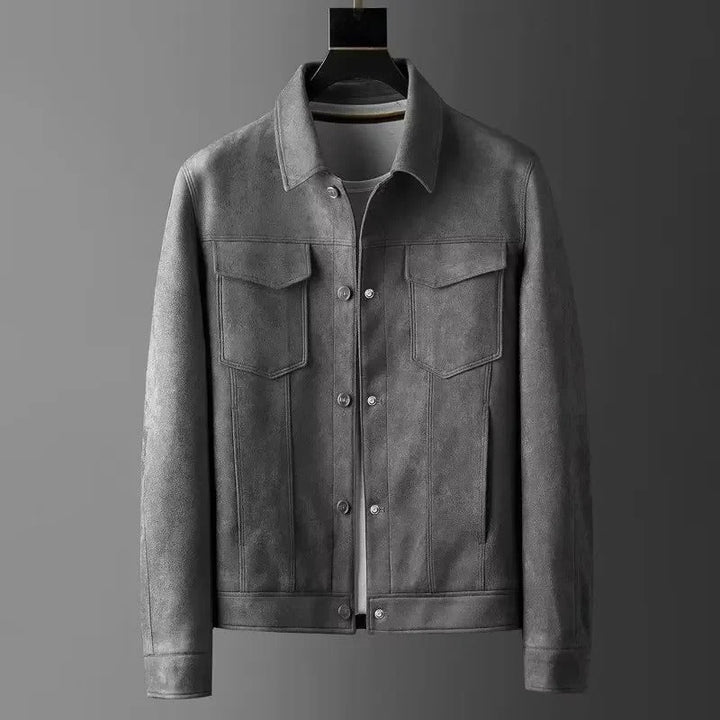 Dante | Leather-Look Trucker Jacket
