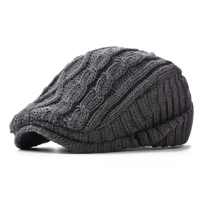 Declan | Cable-Knit Flat Cap