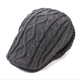 Declan | Cable-Knit Flat Cap
