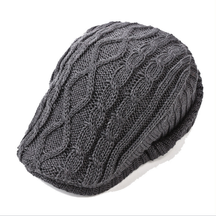 Declan | Cable-Knit Flat Cap
