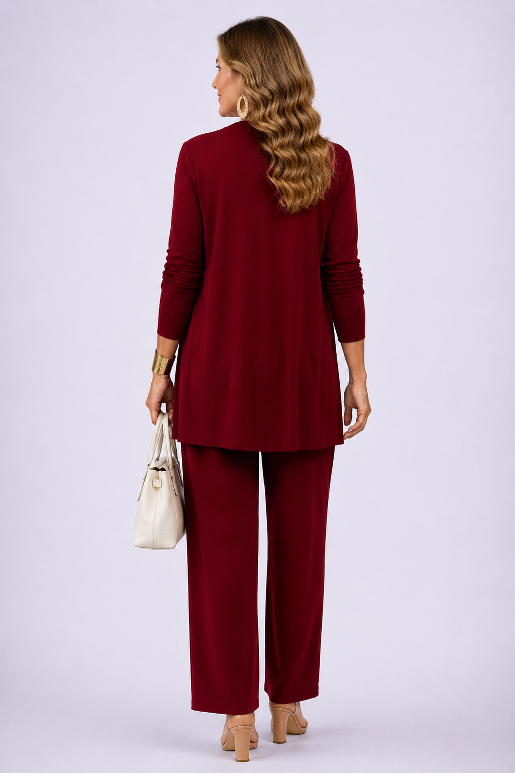 Denise | Red Floral Three-Piece Set