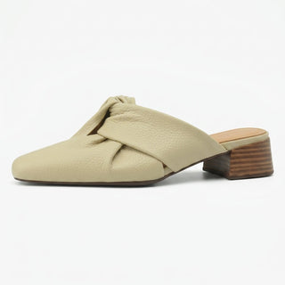 Camilla Leather Twist Mule